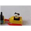 Image 3 : Vintage Fisher Price Snowmobile & Sleigh w/People Toy Set