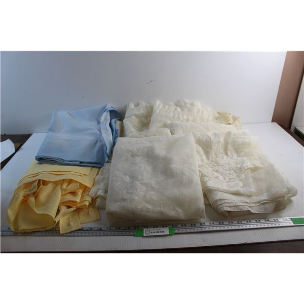 Lot Of Various Table Clothes/ Fabric, Misc.