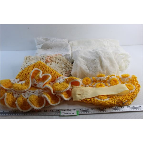 (6) Various Table Cloths/ Placemats, Misc.