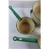 Image 3 : (4) Vintage Enamel Ware Pieces, Potato Pot, Plate, Misc.
