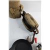 Image 3 : Penn Fishing Reel, Vintage Army Canteen, Small Frying Pan, Misc.