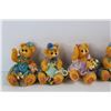 Image 2 : (5) Various Teddy Bear Ornaments