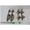 Image 1 : (2) Pairs Of Vintage Skate Blades/ Clamp On Skates- Both As Is