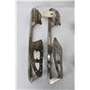 Image 3 : (2) Pairs Of Vintage Skate Blades/ Clamp On Skates- Both As Is