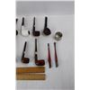 Image 4 : (8) Vintage Tabacco Pipes, (2) Vintage Wooden Rulers, Misc.