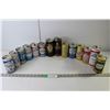 Image 1 : (14) Vintage Tin Cans (Busch, Bud, Molson, Labatt's)