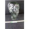 Image 1 : Hollow Glass Head Decor 11" Tall