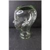 Image 2 : Hollow Glass Head Decor 11" Tall