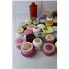 Image 2 : (52) Empty Vintage Avon Amenities Containers (Perfumes, Creams, Talc), Avon Ring Sizer