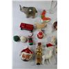Image 3 : Assorted Christmas Tree Ornaments, Glass Virgin Mary Statue 7" Tall
