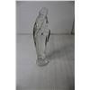 Image 4 : Assorted Christmas Tree Ornaments, Glass Virgin Mary Statue 7" Tall