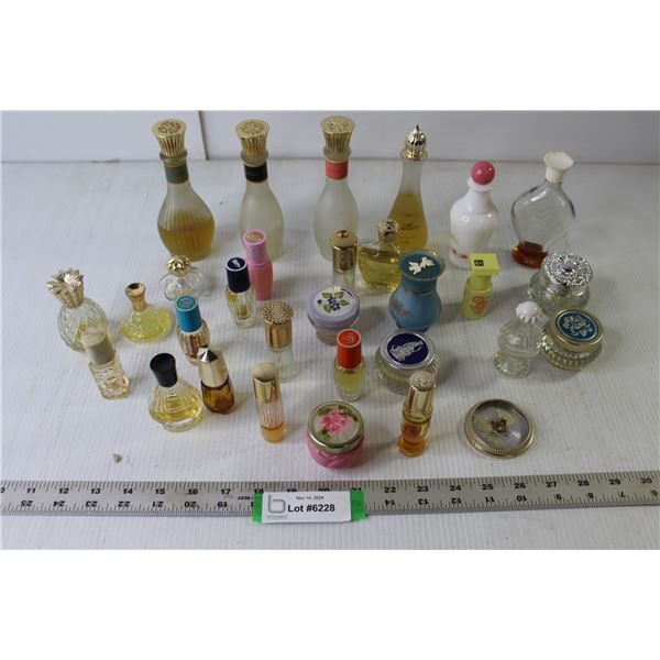 (29) Assorted Vintage Avon Perfume Containers - Some Empty, Candle Votive