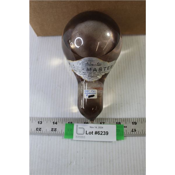 Vintage "The Automatic Firemaster" Glass Fire Extinguisher