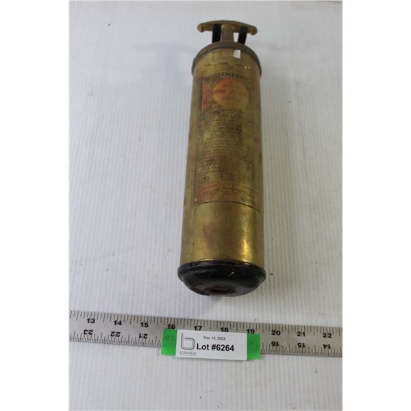 Vintage General SOS Fire Guard Fire Extinguisher 13" Tall