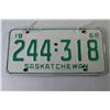 Image 2 : Pair Vintage Saskatchewan License Plates