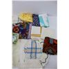 Image 4 : Lot Of various Scarfs/ Fabric, Microwave Oven Cookbook