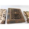 Image 3 : (3) Cast Iron Floor/Wall Grates