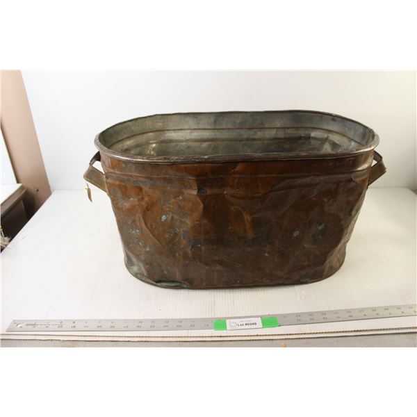 Metal Tub - 23" x 12" x 12"