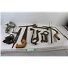 Image 1 : Hand Sickle, Wrenches, Hand Saw, Hammer, Assorted Tools