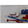 Image 2 : (4) Toy Cars, Toy Trailer, Toy Helicopter