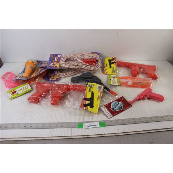 Toy Guns and Jump Rope