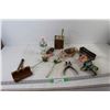 Image 1 : Brush, Artificial Flowers, Pin Cushion, Puppet, Lighter,