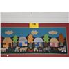 Image 2 : FRAMED HAND STITCHED PERUVIAN FOLK ART (37" X 18")