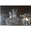 Image 3 : COLLECTION OF CUT CRYSTAL STEMWARE, GLASSES & DECANTER (7 PCS)