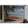Image 1 : ACRYLIC PAINTING, "HEAVENLY COMPANION" (KANE'HOALANI); SIGNED FRIEDMAN (DAVID) (24" X 30")