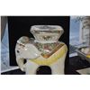 Image 2 : ELEPHANT GARDEN STOOL (18" X 17")