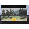 Image 1 : PAINTING ON ART BOARD, NORTH SHORE HORSE FARM; FERN PIETSCH (24" X 12")