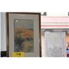 Image 2 : FRAMED WATERCOLOR, OLD HAWAII; SIGNED AF (12 1/2" X 17 1/2")