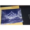 Image 8 : MIXED LOT: HAWAII PHOTOS, KOA CLOCK, ETCHED GLASS BLOCK & WOODEN POST CARDS (9 PCS)
