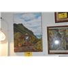 Image 2 : OIL ON CANVAS, "IMPRESSION OF FERN PIETSCH" BY AL GILLETTE DYSON (16" X 22")