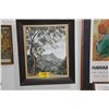 Image 1 : FRAMED OIL ON CANVAS, DIAMOND HEAD; SIGNED MS MCMILLAN (21 1/2" X 25 1/2")