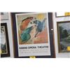Image 2 : FRAMED HAWAII OPERA THEATRE JOHN YOUNG SHOW POSTER, 1981 (31" X 39")