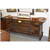 Image 1 : ASIAN BUFFET W/13 DRAWERS, 2 DOORS (72" X 18" X 32")