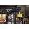 Image 1 : CHINESE HAND CARVED DRAGON FLORAL LAMP (71") (DOES NOT INCLUDE LANTERN)