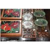 Image 2 : TRIVETS, FOOTED BOWL & COASTERS (5 PCS)