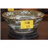 Image 1 : 14 1/2" ROSE MEDALLION BOWL (DOES NOT INCLUDE STAND)