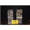 Image 1 : CHINESE CARVED STONE CHOPS (9") (2 PCS)