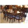 Image 2 : DINING TABLE W/8 CHAIRS & 1 LEAF