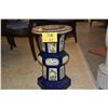 Image 1 : MAJOLICA PLANT STAND (20 1/2")