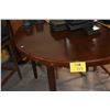 Image 2 : WOODEN DINING TABLE W/2 LEAVES