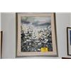 Image 1 : FRAMED OIL ON CANVAS, DAISIES; SIGNED (26" X 30")