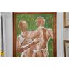 Image 2 : KOA FRAMED OIL ON CANVAS, DANCERS (27 1/2" X 35 1/2")