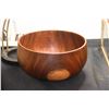 Image 2 : KOA WOOD BOWL; SIGNED T. VAN CLEAVE (11" X 6")