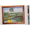 Image 1 : KOA FRAMED OIL ON CANVAS, SIGNED J. MCNAMARA (23" X 19")