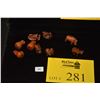 Image 1 : CHINESE GINKGO WOOD BEADS (9 PCS)