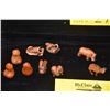 Image 2 : CHINESE GINKGO WOOD BEADS (9 PCS)